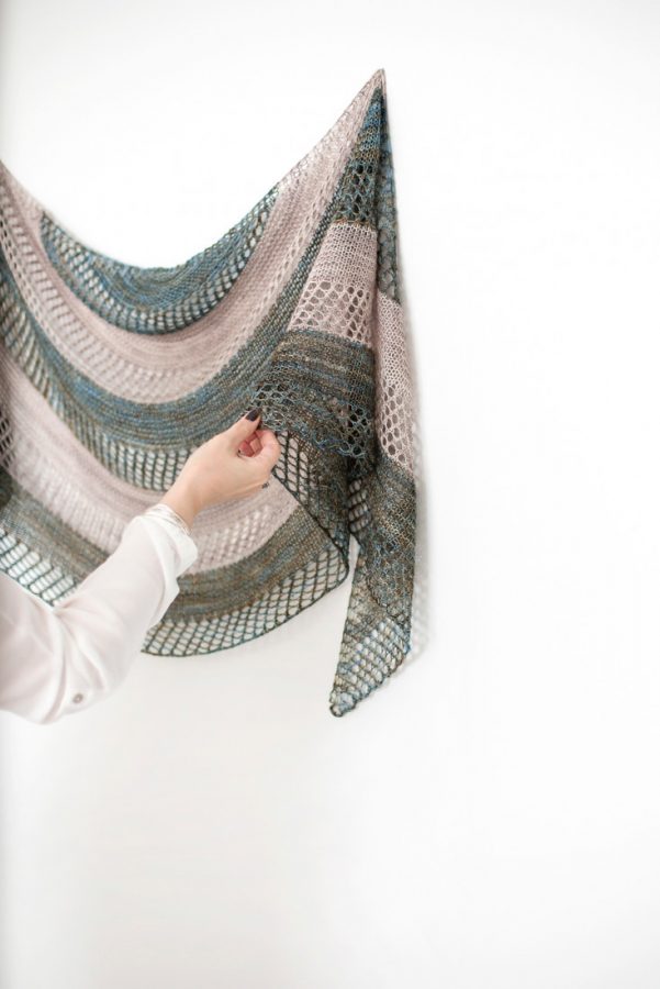 Stella shawl pattern from Woolenberry
