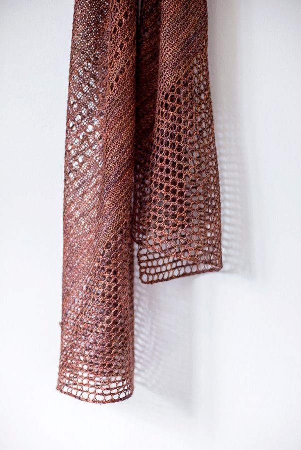 Shine shawl pattern from Woolenberry