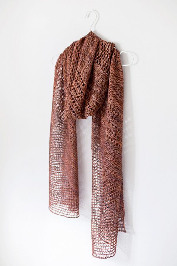 Shine shawl pattern from Woolenberry