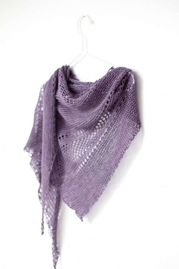 Ardent shawl pattern from Woolenberry