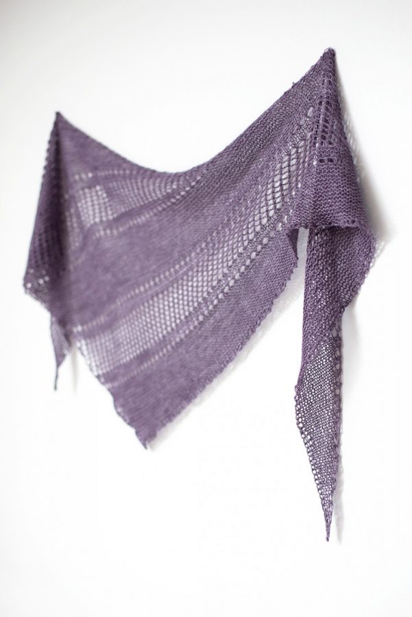 Ardent shawl pattern from Woolenberry