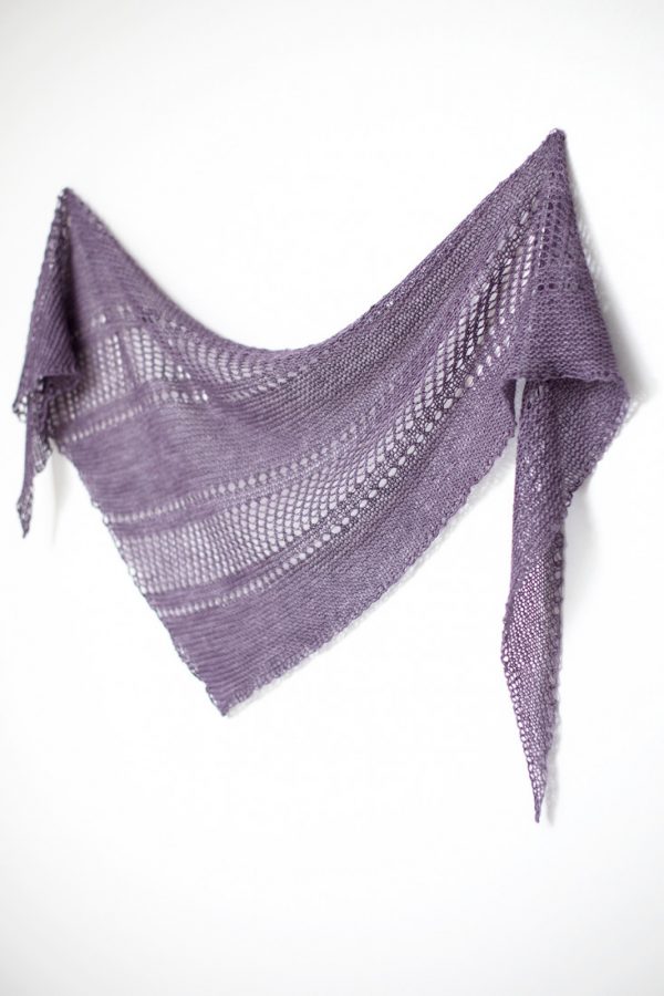 Ardent shawl pattern from Woolenberry