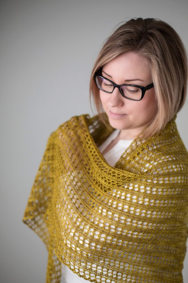 Herald shawl pattern from Woolenberry