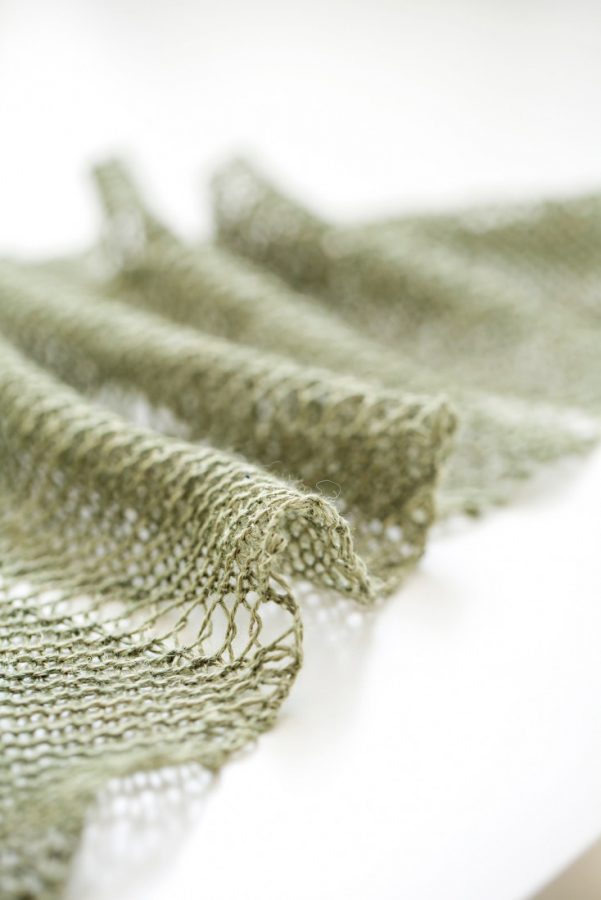 Desert Rain shawl pattern from Woolenberry