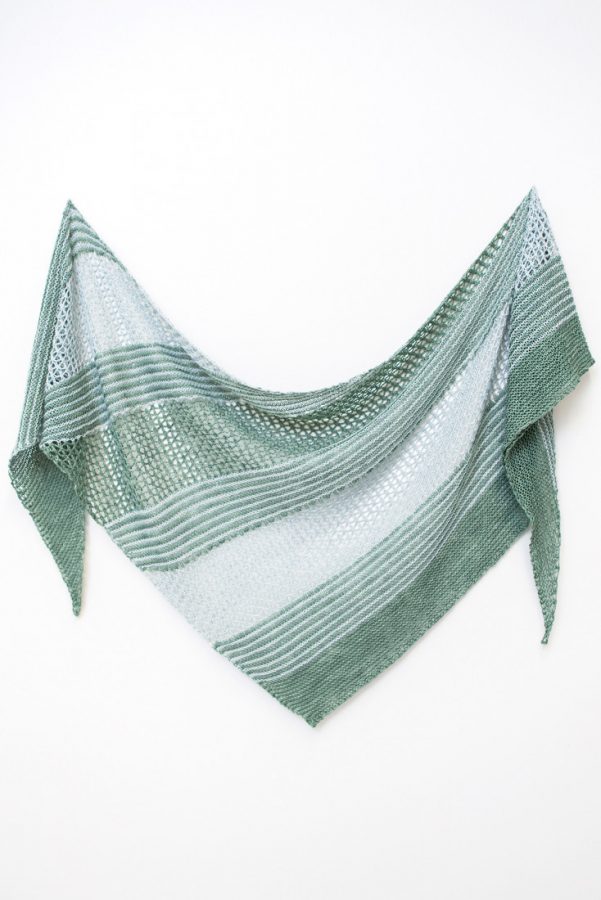 Sea Grass shawl pattern from Woolenberry