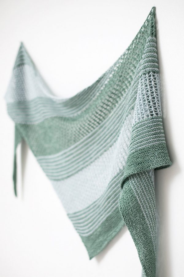 Sea Grass shawl pattern from Woolenberry
