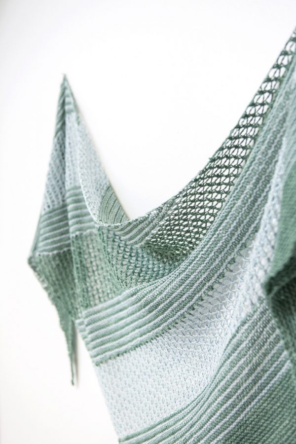 Sea Grass shawl pattern from Woolenberry