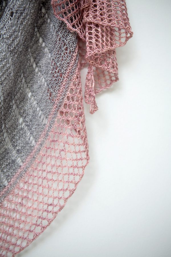 Lighthouse shawl pattern from Woolenberry