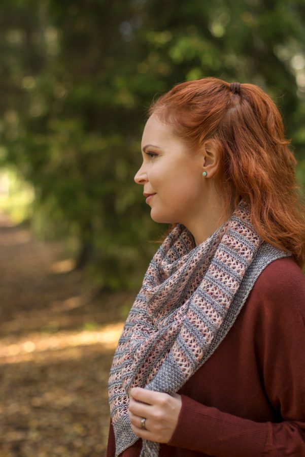 Moon Dust shawl pattern from Woolenberry