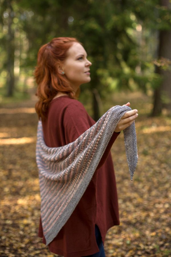 Moon Dust shawl pattern from Woolenberry