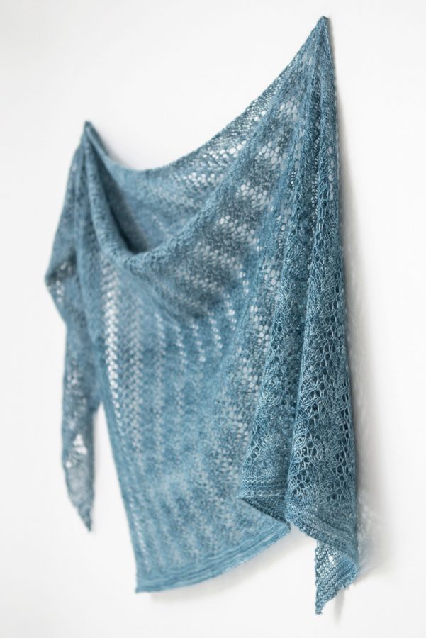 Lake Song shawl pattern rom Woolenberry