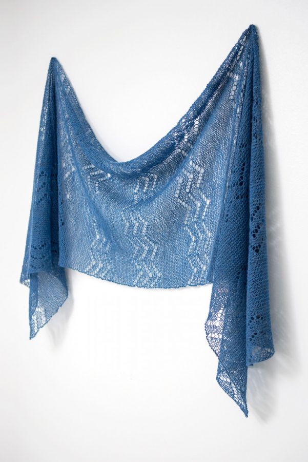 Oceana shawl pattern from Woolenberry