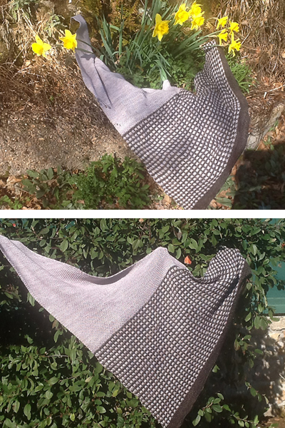 Project Love: Alchemy shawl from Woolenberry