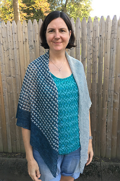 Project Love: Alchemy shawl from Woolenberry