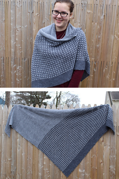 Project Love: Alchemy shawl from Woolenberry