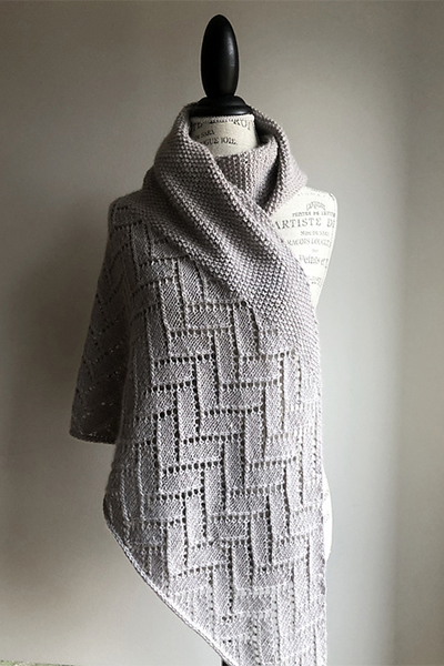 Project Love: Bough shawl from Woolenberry