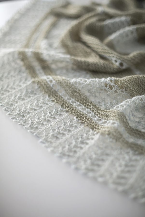 Spring Bloom shawl pattern from Woolenberry