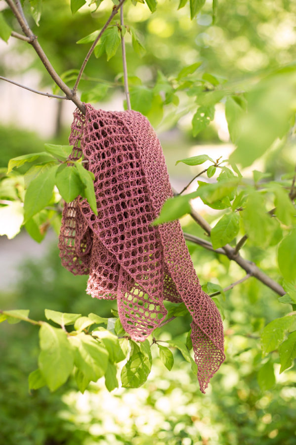 Daylight scarf pattern from Woolenberry