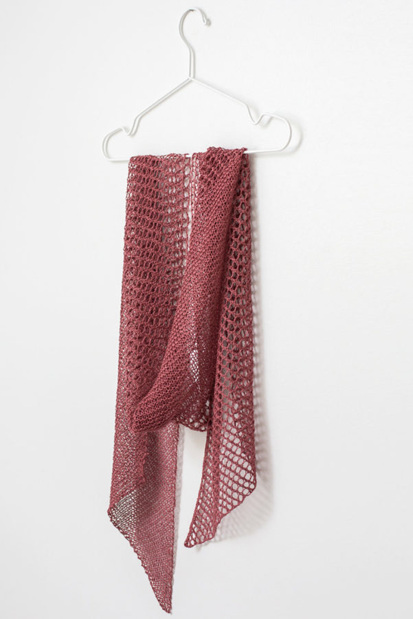 Daylight scarf pattern from Woolenberry