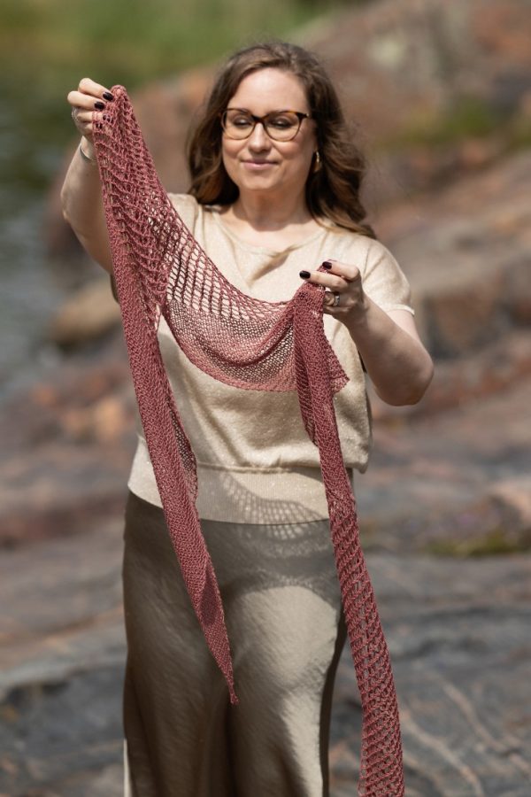 Daylight scarf knitting pattern
