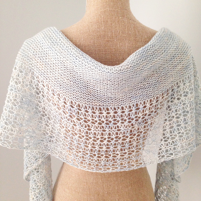 Project Love: Rosewater shawl from Woolenberry