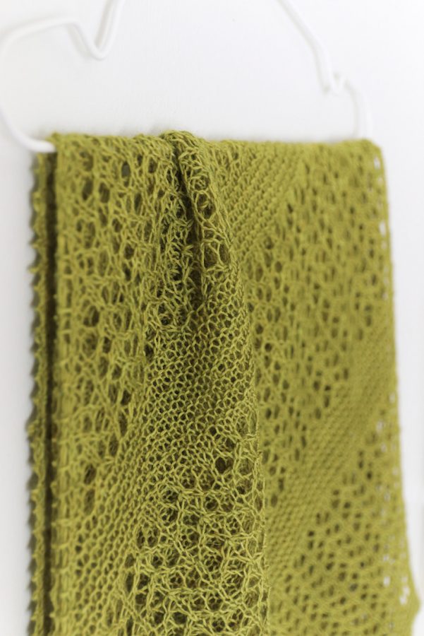 Fern Fronds shawl pattern from Woolenberry