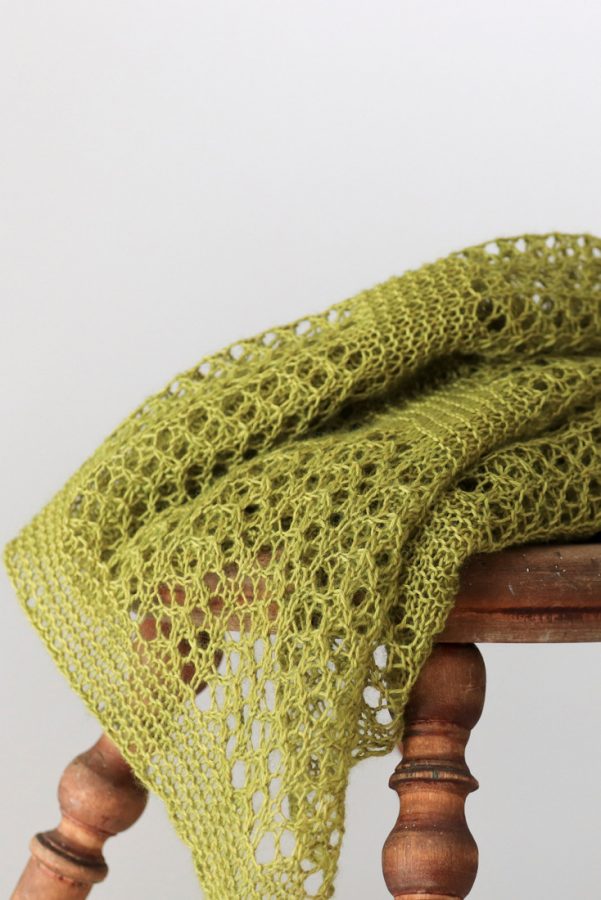 Fern Fronds shawl pattern from Woolenberry