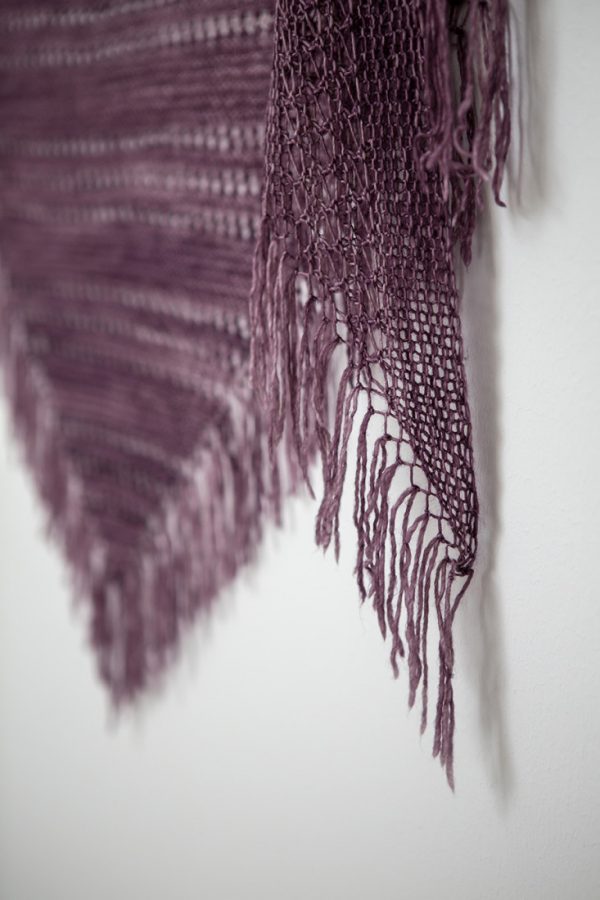 Flirty shawl pattern from Woolenberry
