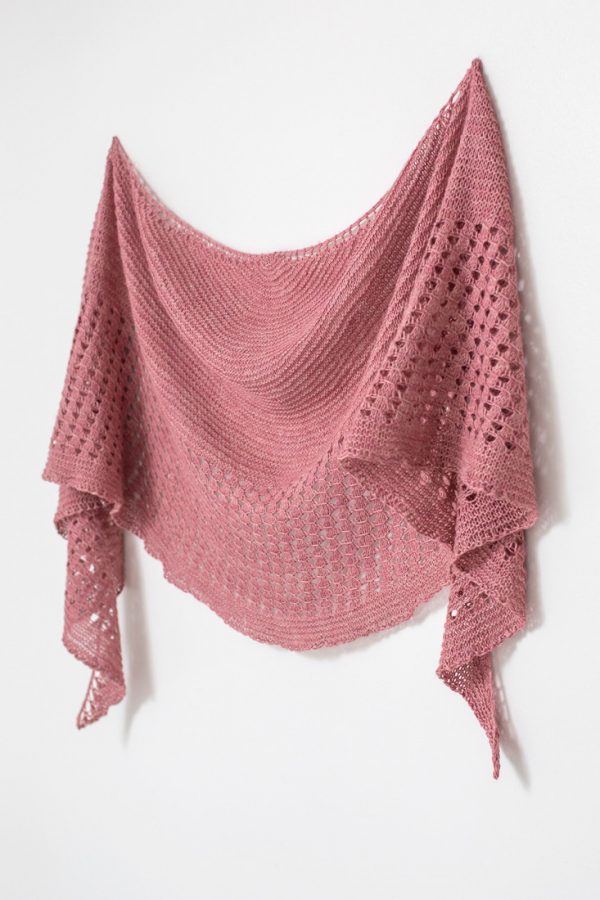 Late Harvest shawl pattern from Woolenberry