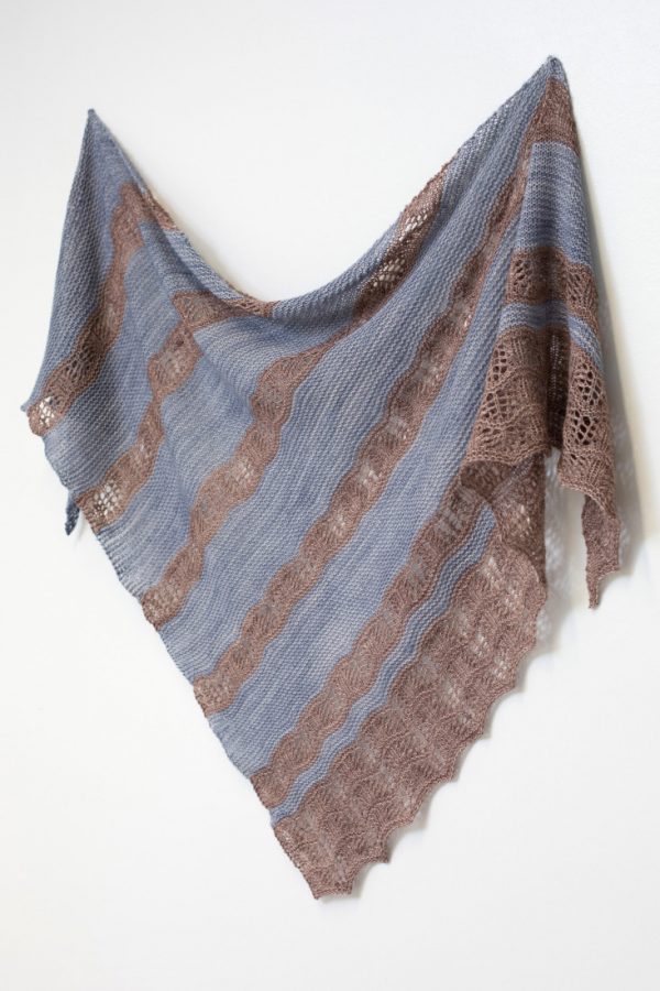 Touchstone shawl pattern from Woolenberry