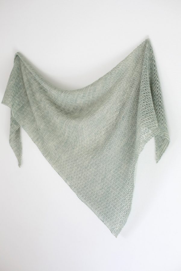 Elbe shawl pattern from Woolenberry