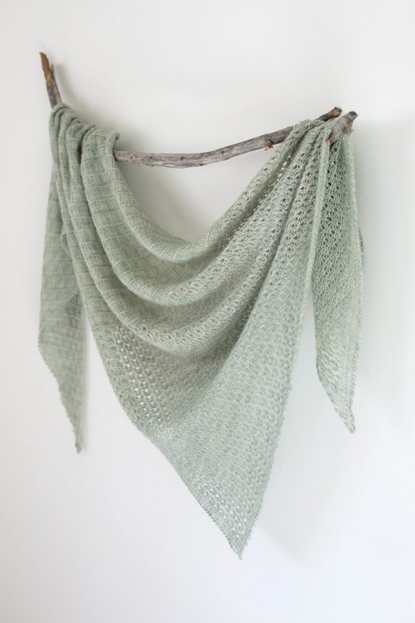 Elbe shawl pattern from Woolenberry