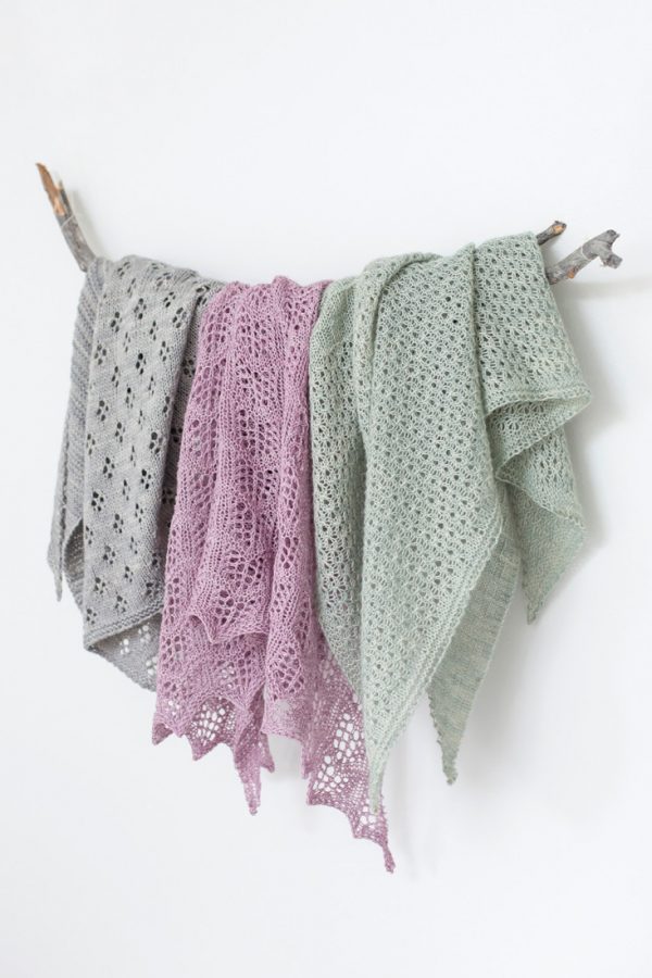 Mix & Match – Rivers shawl pattern collection from Woolenberry