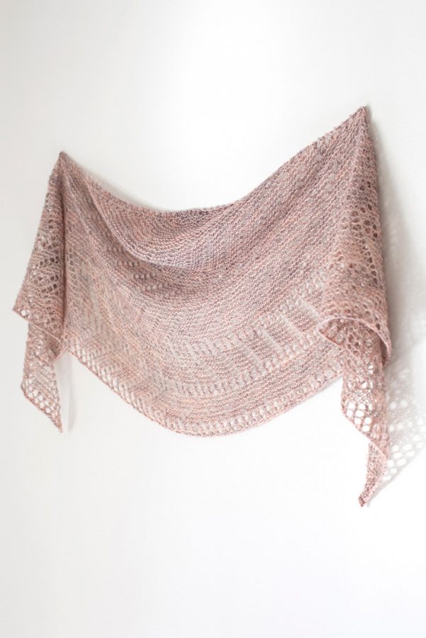 Railings shawl pattern from Woolenberry