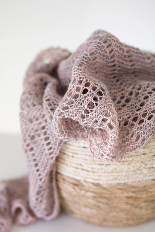 Railings shawl pattern from Woolenberry