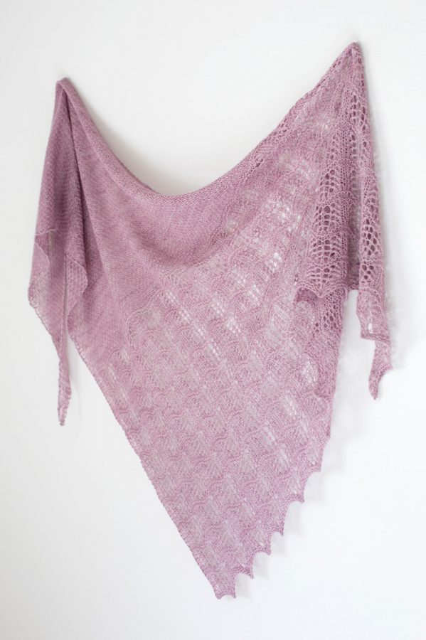 Tiber shawl pattern from Woolenberry