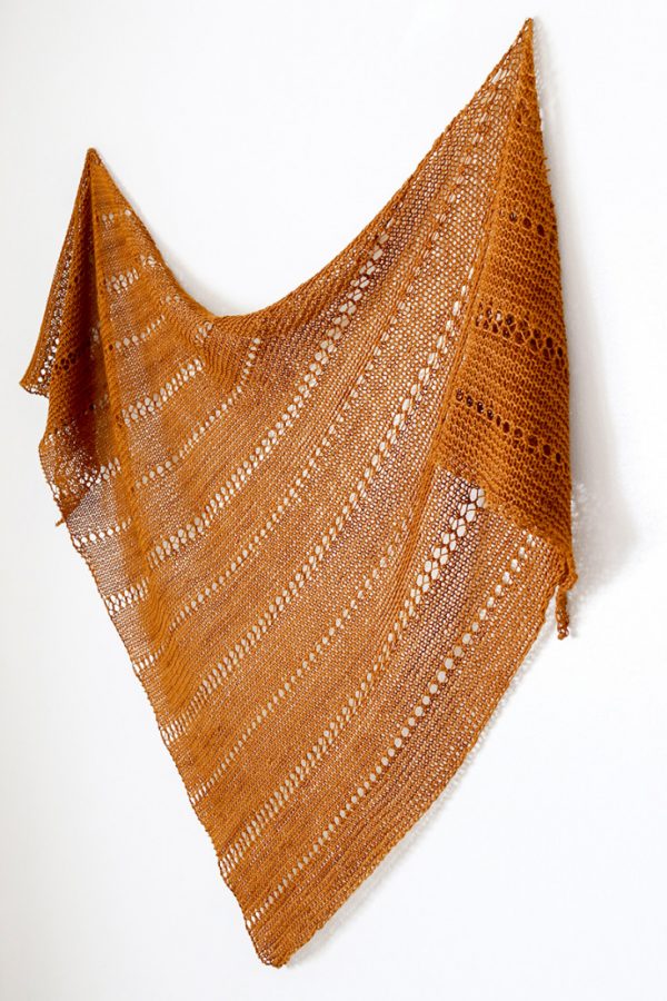 Tidelines shawl pattern from Woolenberry.