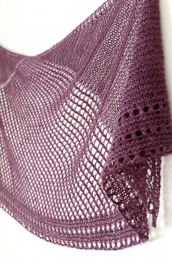 Cobblestone shawl pattern from Woolenberry.