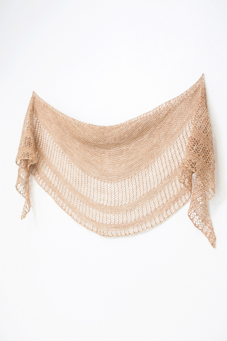 Interlude shawl is the perfect one skein wonder