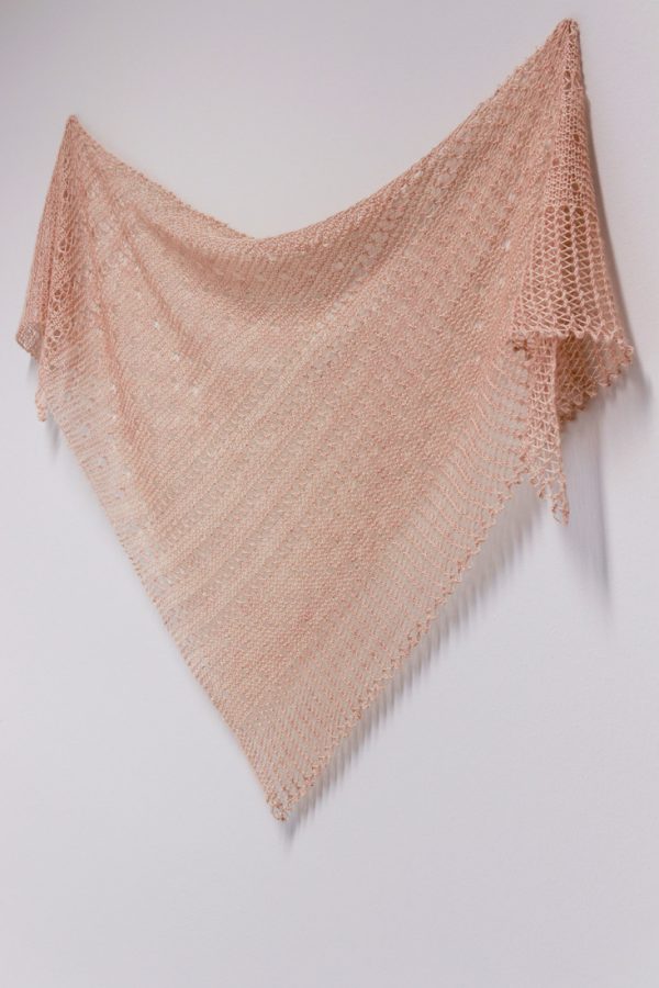 Asymmetric triangle shawl pattern: Sprinkles