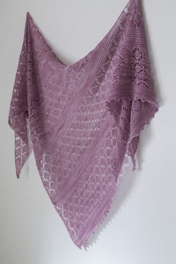 Spring Delight shawl pattern from Woolenberry