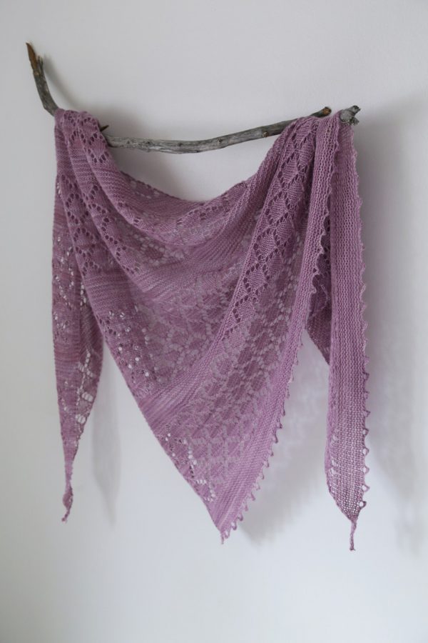 Spring Delight shawl pattern from Woolenberry