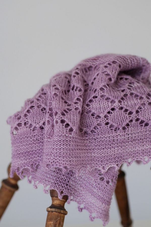 Spring Delight shawl pattern from Woolenberry