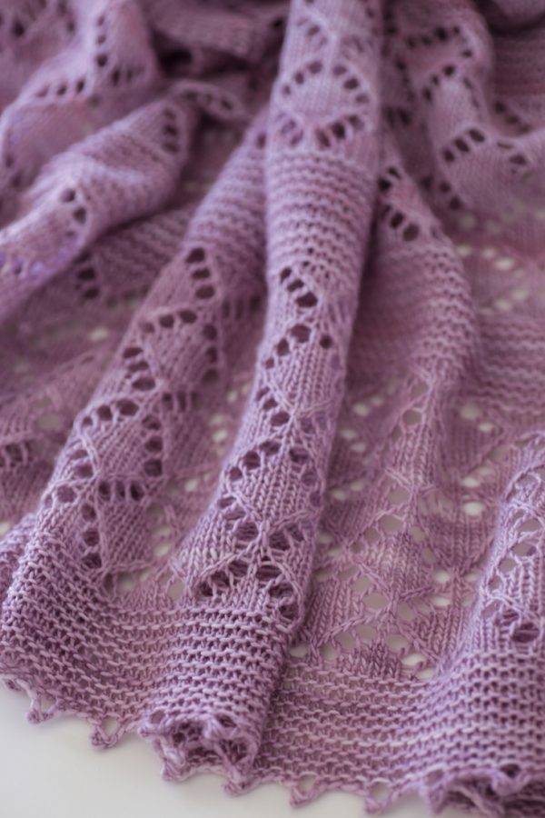 Spring Delight shawl pattern from Woolenberry