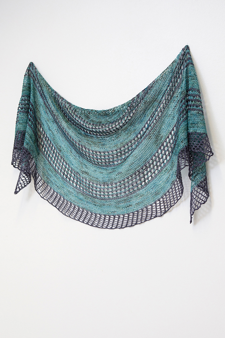 On the Road shawl pattern from Woolenberry