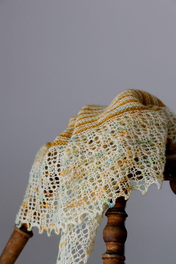 Summer Solstice shawl pattern from Woolenberry