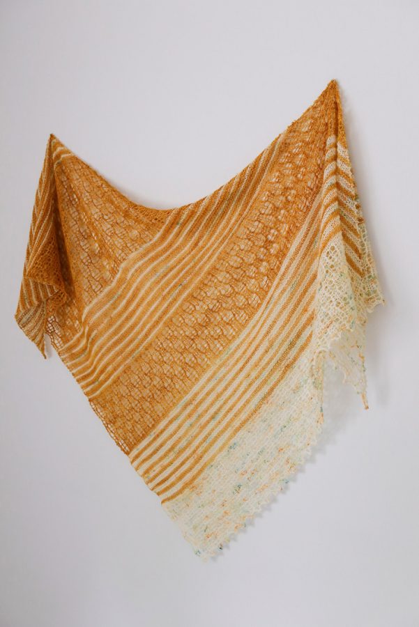 Summer Solstice shawl pattern from Woolenberry