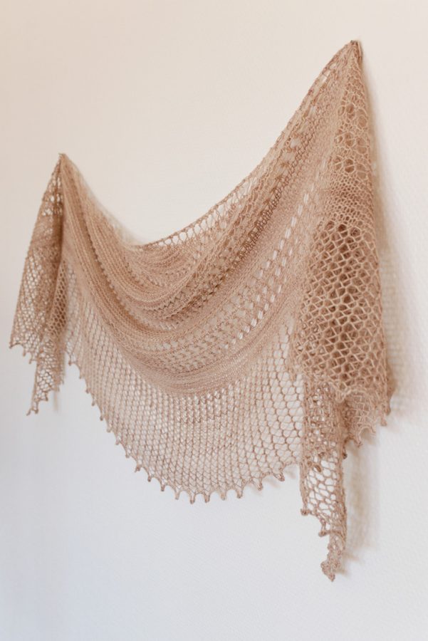 Gossamer shawl pattern from Woolenberry