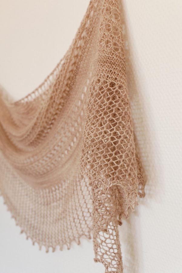 Gossamer shawl pattern from Woolenberry