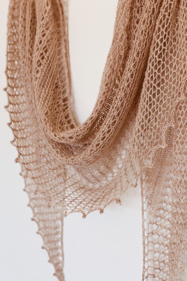 Gossamer shawl pattern from Woolenberry